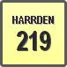 Piktogram - Typ HARRDEN: HARRDEN 219